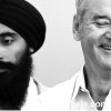 Waris Ahluwalia, Bill Murray, actors. Venice Film Festival, 2007.